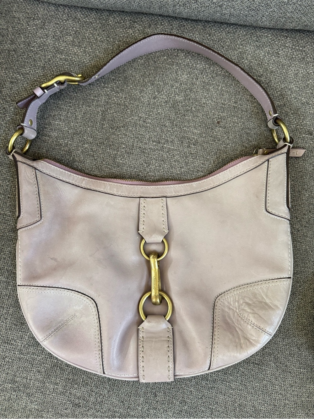 Coach Light lavender Leather Purse